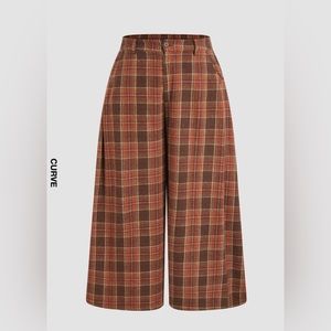 Plaid Trousers 1X
